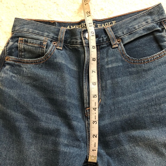 American Eagle MOM High Rise Jeans Size 0 - Picture 7 of 8